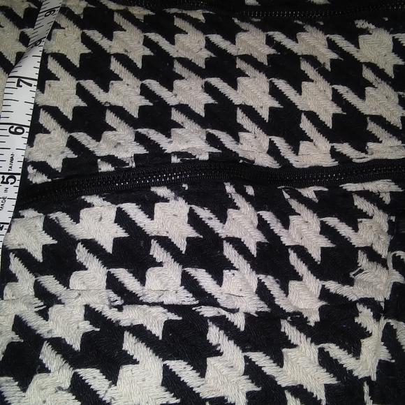 Yoki Houndstooth Faux Leather Accent Moto Small - Picture 10 of 15